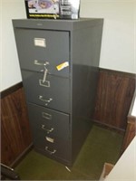 GRAY 4 DRAWER LEGAL FILE CABINET