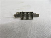 STERLING SILVER ABACUS TIE CLIP 1.75"