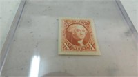 1847 - 10 CENT WASHINGTON STAMP - UNUSED