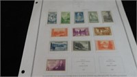 1935 SPECIAL PRINTING NATIONAL PARK STAMP SET