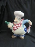 FITZ AND FLOYD CHEF PAPA PAISANO PITCHER 9.5"T