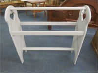 PAINTED QUILT RACK 32"T X 32"W X 11"D