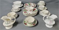 Antique Soft Paste China Dish Lot