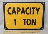 Road Sign Capacity 1 Ton