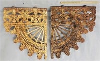 Pair of Cast Iron Architectural Wall Brackets