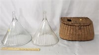 Early Basket and Glass Funnels