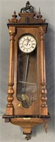 Antique Wall Clock w/ C.J. Heppe & Sons Tag