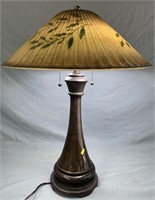 Contemporary Quoizel Painted Shade Table Lamp