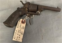 Antique Pin Fire 7mm Pistol