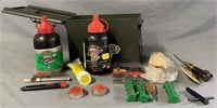 Ammo Box w/ Black Powder Gun Supplies