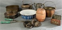 Country Decor Lot: Tins, Kitchenware & More