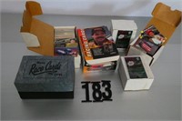 Racing cards 7 small boxes