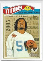 Adam "Pac Man" Jones Rookie card