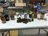 Collector Mugs, Plates and Napkin Holders
