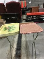 Side Table / Tv Tray and Assorted Trays