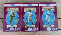 LOT OF 3 COOPERSTOWN COLLECTION BASEBALL FIGURES