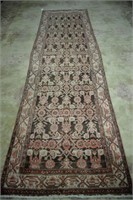 Malayer Hand Knotted Runner 3.6 x 12.3ft