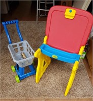 Kid's Easel & Cart