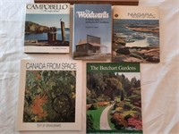 Canadian related, five volumes. Hardcovers.