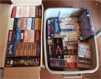 Boxes of VHS Movies