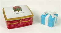 Faberge and Tiffany & Co Porcelain Boxes