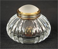 Must de Cartier Scalloped Crystal Inkwell