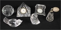Waterford Crystal Clocks, Paperweights & Perfume