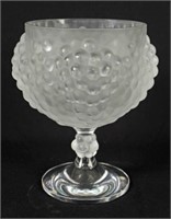 Lalique France Crystal "Antilles" Punch Bowl