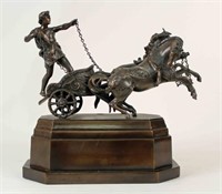 Collection Francaise Roman Chariot Sculpture