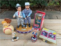 BASEBALL COLLECTABLES INCLUDING ABBOTT & COSTELLO