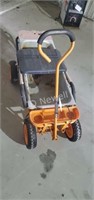 WORX 4 wheel handcart/ wheelbarrow and seat