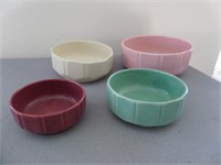 Lot (4) Pottery Nesting Bowls