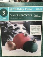 GIANT ORNAMENTS