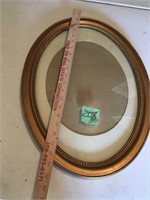 bubble glass picture frame