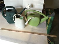 plastic watering cans