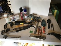 asst tools, grilling tools, garden items, more