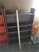 4' brown wood shelf
