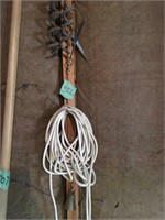 rope, bells, yard stakes