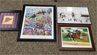 Variety of 4 Framed Artwork Pieces