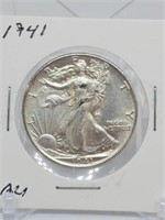 1941 Walking Liberty Half Dollar