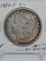 1880-S Morgan Dollar 8/7
