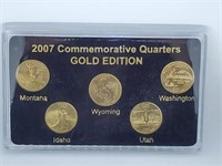 2007 Commemorative State Quarters Gold Edition
