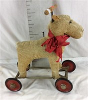 Antique Stuffed Horse Baby Toy