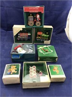 8 80’s Boxed Hallmark Ornaments
