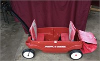 Large Radio Flyer Plastic Dual Seat Wagon