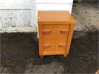 VINTAGE TWO DRAWER STAND / cabinet - RETRO LOOK
