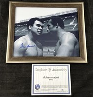 Muhammad Ali 8 X 10 Framed Signed Photos With COA