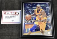 Kobe Bryant 8 X 10 Signed Framed Photo With COA