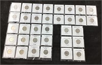 20 Jefferson And 14 Buffalo Nickels
