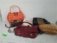 Assorted Hand Bags, And Costume Jewelry